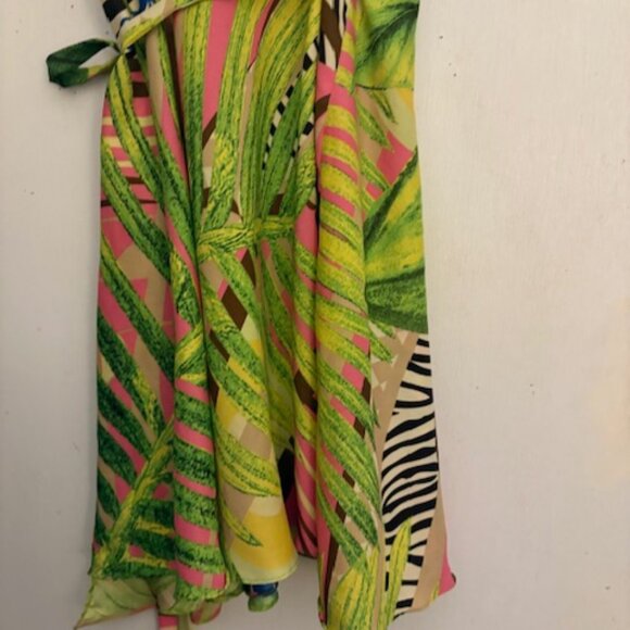 Farm Rio Wrap Dress, Sz P - Picture 10 of 10